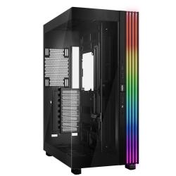 Be Quiet! Light Base 900 DX ARGB Gaming Case w/ Glass Front & Side, E-ATX, Invertible, 3M ARGB Strip & Controller, USB-C, Asus BTF Compatible, Black