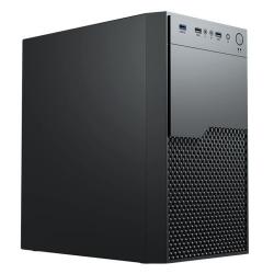Vida Enterprise Black Office Case, Micro ATX, 120mm Fan, Mesh Front