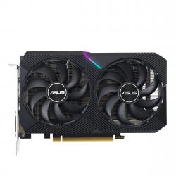 Asus DUAL RTX3050 OC V2, PCIe4, 8GB DDR6, HDMI, DP, DVI, 1852MHz Clock, RGB Lighting, Overclocked