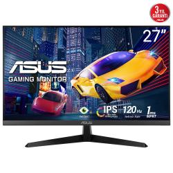 Asus 27" Eye Care Gaming Monitor (VY279HGR), IPS, 1920 x 1080, 1ms, 120Hz, VGA, HDMI, Adaptive-Sync, VESA