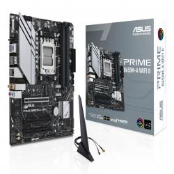 Asus PRIME B650M-A WIFI II, AMD B650, AM5, Micro ATX, 4 DDR5, VGA, HDMI, DP, Wi-Fi 6, 2.5G LAN, PCIe4, 2x M.2