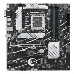 Asus PRIME B760-PLUS D4, Intel B760, 1700, ATX, 4 DDR4, VGA, HDMI, DP, 2.5G LAN, PCIe5, 3x M.2