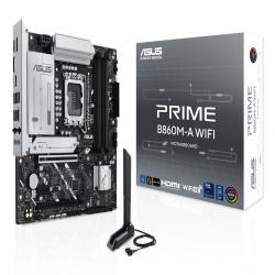 Asus PRIME B860M-A WIFI, Intel B860, 1851, Micro ATX, 4 DDR5, HDMI, 2 DP, Wi-Fi 6E, 2.5G LAN, 2x M.2