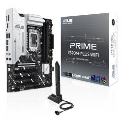 Asus PRIME Z890M-PLUS WIFI, Intel Z890, 1851, Micro ATX, 4 DDR5, HDMI, DP, Wi-Fi 7, 2.5G LAN, 3x M.2