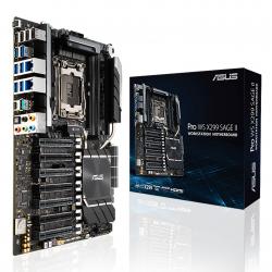Asus PRO WS X299 SAGE II, Workstation, Intel X299, 2066, CEB, 7 x PCIe, U.2, Dual 2.5G LAN, AI Overclocking, 2x M.2