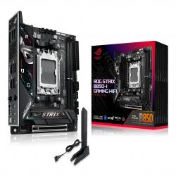Asus ROG STRIX B850-I GAMING WIFI, AMD B850, AM5, Mini ITX, 2 DDR5, HDMI, Wi-Fi 7, 2.5G LAN, 2x M.2