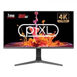 piXL CM32G7 32 Inch 165Hz 4K Widescreen IPS Gaming Monitor with AMD FreeSync & Nvidia G-Sync, 3840 x 216 Resolution, 1ms Response Time, 165Hz Refresh Rate, HDMI, DisplayPort, USB-C, USB-A, RGB Lighting, VESA Mount & Height Adjust