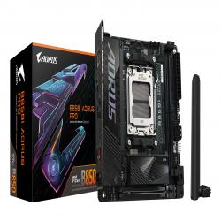 Gigabyte B850I AORUS PRO AMD AM5 Socket Motherboard, Mini-ITX, 2x DDR5 Slots, 2x M.2 Sockets,  Fitted I/O Shield, 2.5GbE LAN, Wi-Fi 7, 1x HDMI Port