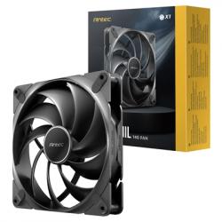 Antec Tranquil 140 PWM Case Fan - Fluid Dynamic Bearing, 450-1500 RPM, Black