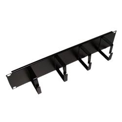 CNL 2u 4 Ring Cable Tidy 65mm Bk