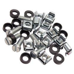 CNL 50PK Cage Nuts M6 Silv