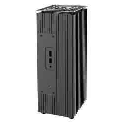 Akasa Turing AC Pro Contemporary Premium Fanless Case for Intel NUC 13 Pro, 40W TDP, 2.5â€ SSD/HDD, Vertical/Horizontal