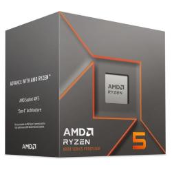 AMD Ryzen 5 8400F with Wraith Stealth Cooler, AM5, Up to 4.7GHz, 6-Core, 65W, 22MB Cache, 4nm, 8th Gen, No Graphics