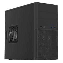 Vida Corporate Black Office Case, Micro ATX, 120mm Fan, Mesh Front
