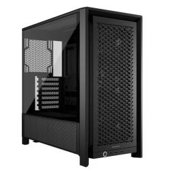 Corsair FRAME 4000D RS Modular Gaming Case w/ Glass Side, E-ATX, 3x PWM Fans, InfiniRail Fan Mounting, USB-C, Asus BTF Compatible, Black
