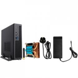 CiT S2i 2 Litre USB 3.X Type C Ultra-Thin Mini-ITX Computer Case With 120W Laptop Adpater CPU Cooler WIFI Antenna 5cm Included