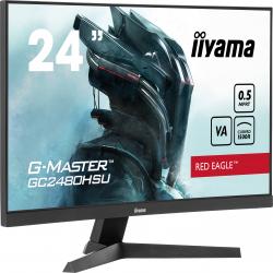 iiyama G-Master GC2480HSU-B1 Red Eagle Curved Gaming Monitor, 23.6 Inch,Full HD, 180Hz, 0.5ms, FreeSync, HDMI, Display Port, USB Hub
