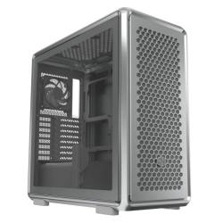 Cooler Master MasterFrame 600 Modular Open-Frame ATX Case w/ Glass Side, 4x ARGB Fans, FreeForm 2.0 Exo-Structure, USB-C 20Gbps, Silver