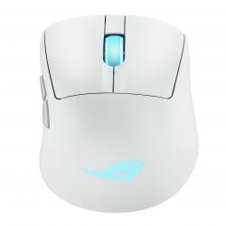 ASUS ROG Keris II Origin WHT mouse Gaming Right-hand RF Wireless + Bluetooth + USB Type-A Optical 42000 DPI