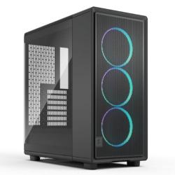 Fractal Design Epoch (Black RGB TG Light) Case w/ Light Tint Window, ATX, 3x Momentum RGB Fans, Mesh Top & Front, USB-C 20Gbps