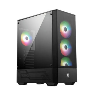 MSI MAG Forge 112R Midi Tower Black, Transparent