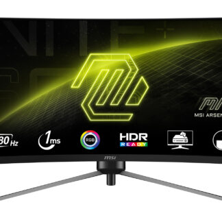 MSI MAG 345CQR computer monitor 86.4 cm (34") 3440 x 1440 pixels UltraWide Dual Quad HD Black