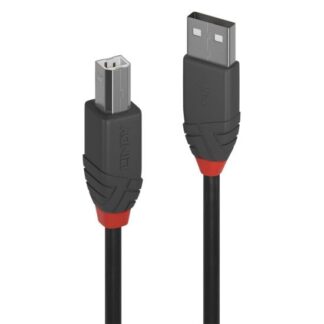 Lindy 0.2m USB 2.0 Type A to B Cable. Anthra Line