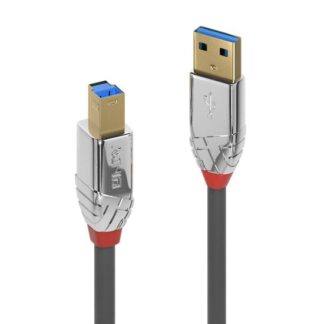 Lindy 0.5m USB 3.2 Type A to B Cable. 5Gbps. Cromo Line