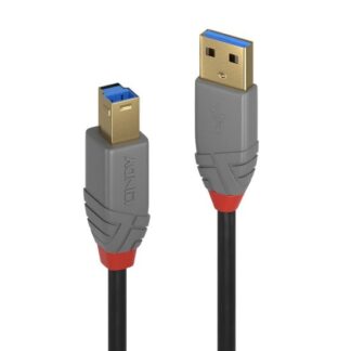 Lindy 5m USB 3.2 Type A to B Cable. 5Gbps. Anthra Line