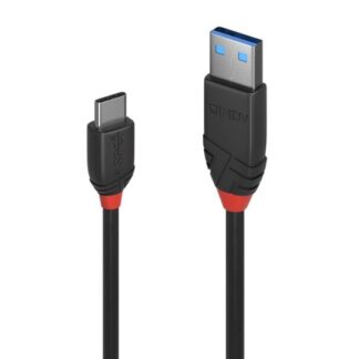 Lindy 1.5m USB 3.2 Type A to C Cable. 10Gbps. Black Line