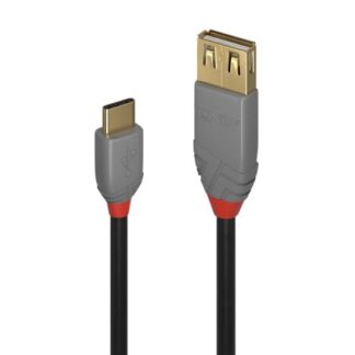 Lindy 0.15m USB 2.0 Type C to A Adapter Cable. Anthra Line