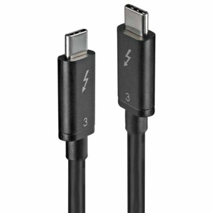Lindy 0.5m Thunderbolt 3 Cable. Black