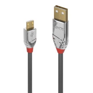 Lindy 3m USB 2.0 Type A to Micro-B Cable. Cromo Line
