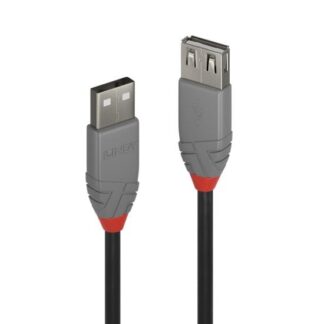 Lindy 0.2m USB 2.0 Type A Extension Cable. Anthra Line