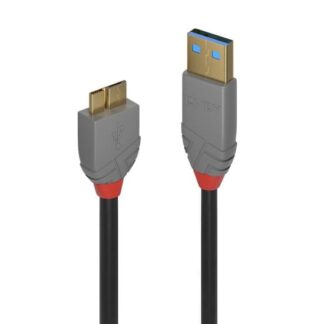 Lindy 0.5m USB 3.2 Type A to Micro-B Cable. 5Gbps. Anthra Line