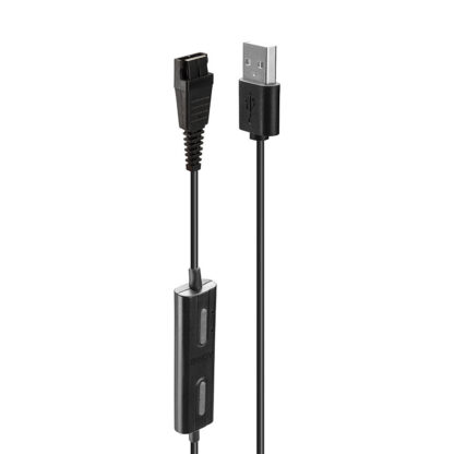 Lindy USB Type A to Plantronics Quick Disconnect Headset Adapter
