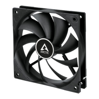ARCTIC F12 Low Noise 12cm Case Fan, Black, 9 Blades, Fluid Dynamic