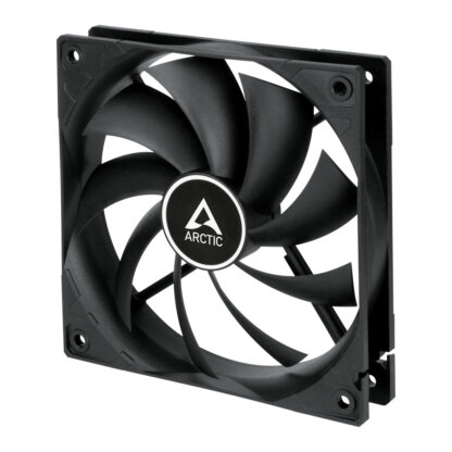 ARCTIC F12 Low Noise 12cm Case Fan, Black, 9 Blades, Fluid Dynamic