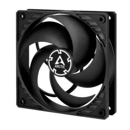 ARCTIC P12 Silent Pressure Optimised 12cm Case Fan, Black, Fluid Dynamic, 1050 RPM