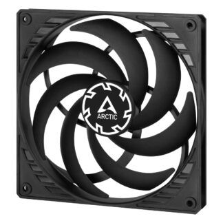 ARCTIC P14 14cm Pressure Optimised Slim PWM PST Fan w/ Cable Splitter, Black, Fluid Dynamic, 120-1800 RPM