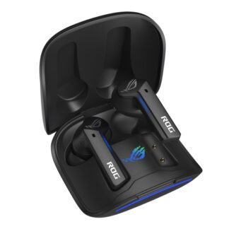 Asus ROG Cetra True Wireless Earphones, Active Noise Cancellation, Ambient Mode, Charging Case, Water Resistant, Touch Controls, LED Lighting