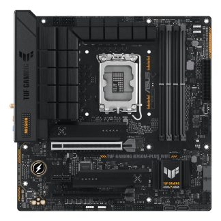 Asus TUF GAMING B760M-PLUS, Intel B760, 1700, Micro ATX, 4 DDR5, HDMI, DP, 2.5G LAN, PCIe5, 2x M.2