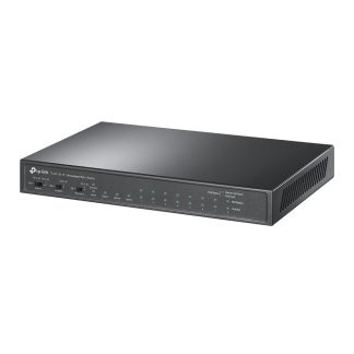 TP-LINK (TL-SL1311P) 8-Port 10/100Mbps + 3-Port Gigabit Desktop Switch with 8-Port PoE+, GB SFP Port