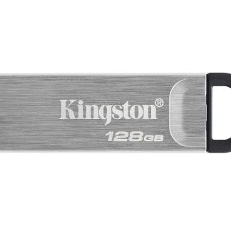 Kingston 128GB DataTraveler Kyson USB 3.2 Gen1 Memory Pen, Metal Capless Design, R/W 200/60 MB/s