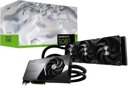 MSI RTX 5080 16GB SUPRIM LIQUID SOC