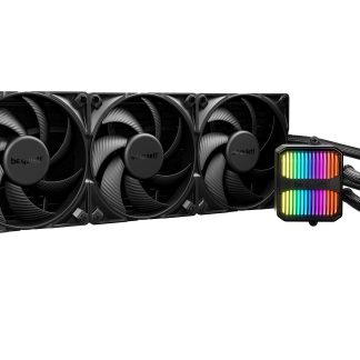 Be Quiet! Silent Loop 3 420mm ARGB Liquid CPU Cooler, 3-Chamber Pump, Large Fin Area, Silent Wings 4 PWM Fans, Black
