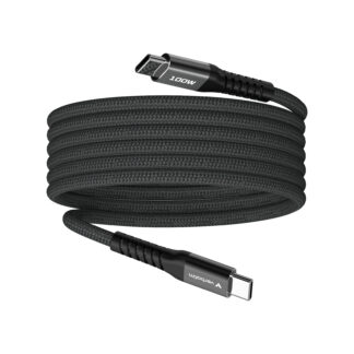 VERBATIM Sync & Charge 100W Magnetic Cable - Black