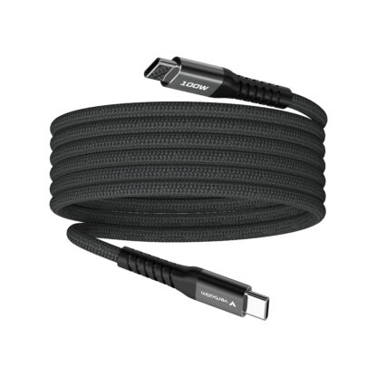 VERBATIM Sync & Charge 100W Magnetic Cable - Black