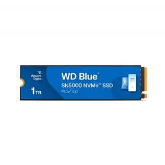 WD Blue SN5000 (WDS100T4B0E-00CNZ0) 1TB NVMe SSD, M.2 Interface, PCIe Gen4, 2280, Read 5150MB/s, Write 4900MB/s, 5 Year Warranty
