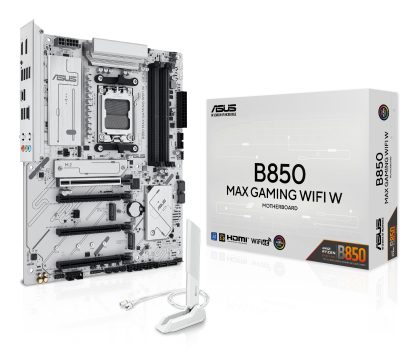 ASUS AM5 B850 MAX GAMING WIFI W WHITE